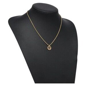 Christian Dior Necklace metal Gold Auth 134260
